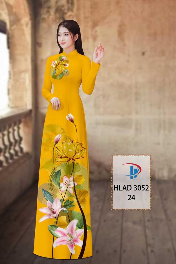 Vải Áo Dài Hoa Ly AD HLAD3052 7